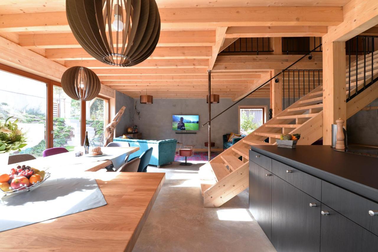 Les Granges Modernes Villa Bruebach Bagian luar foto