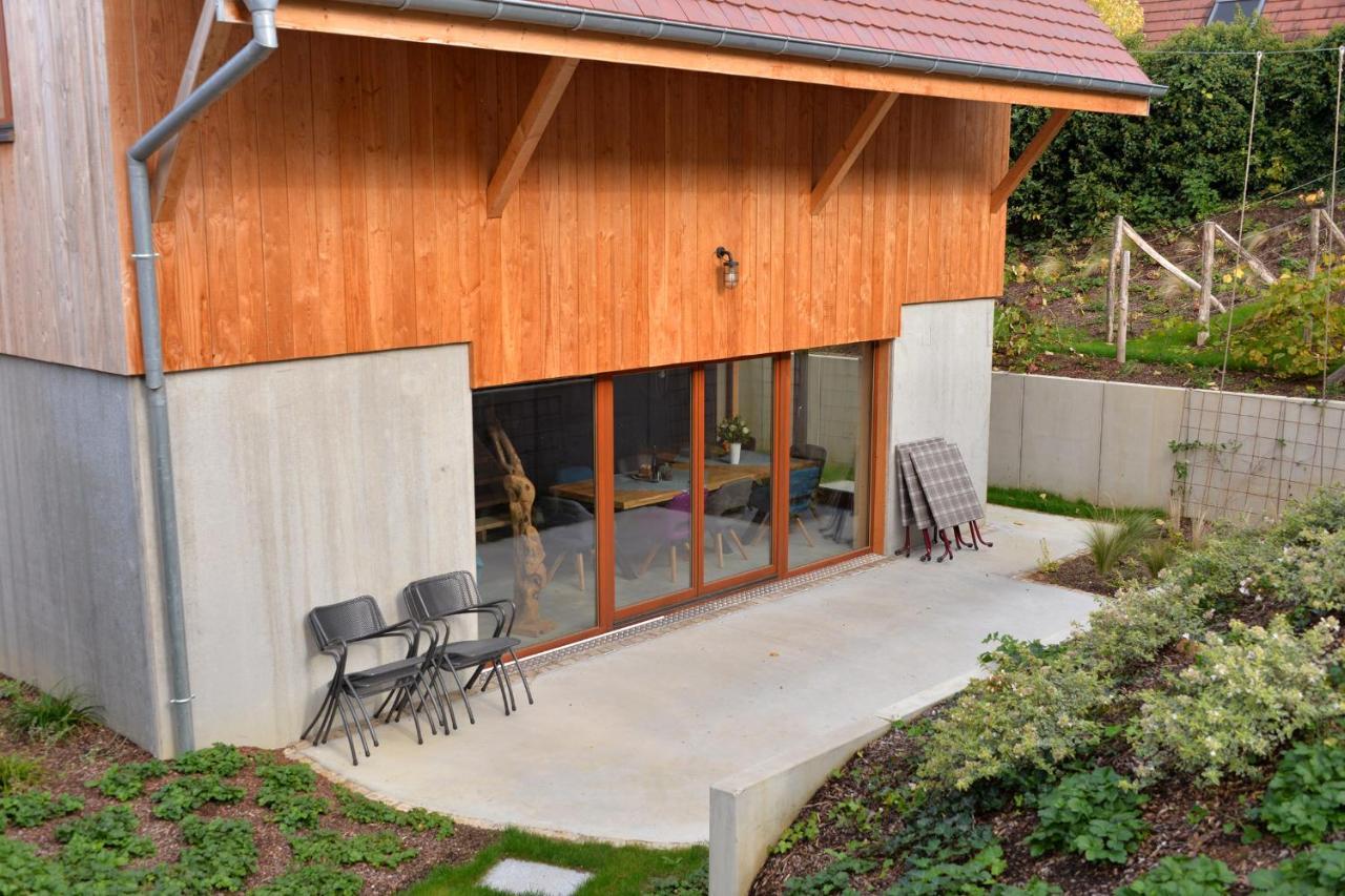 Les Granges Modernes Villa Bruebach Bagian luar foto
